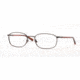 Ray-Ban RX 6127 Eyeglasses Styles - Brown Frame w/Non-Rx 52 mm Diameter Lenses, 2511-5219