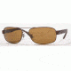 Ray-Ban RB3273 Sunglasses with No-Line Progressive Rx Prescription Lenses RB3273-012-5717 - Lens Diameter: 57 mm, Frame Color: Matte Brown