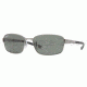 Ray-Ban RB3413 Sunglasses with No-Line Progressive Rx Prescription Lenses RB3413-004-58-5618 - Lens Diameter: 56 mm, Frame Color: Gunmetal