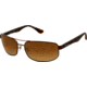 Ray-Ban Bifocal Sunglasses RB3445 with Lined Bi-Focal Rx Prescription Lenses RB3445-012-85-6417 - Lens Diameter 64 mm, Frame Color Matte Brown