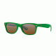 Ray-Ban New Wayfarer Prescription Sunglasses RB2132 RB2132-60683K-52 - Lens Diameter 52 mm, Frame Color Shiny Green