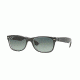 Ray-Ban New Wayfarer Prescription Sunglasses RB2132 RB2132-614371-52 - Lens Diameter 52 mm, Frame Color Top Brushed Gunmetal On Trasp