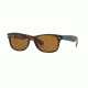 Ray-Ban New Wayfarer Prescription Sunglasses RB2132 RB2132-6179-55 - Lens Diameter 55 mm, Frame Color Matte Havana