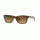 Ray-Ban New Wayfarer Prescription Sunglasses RB2132 RB2132-618185-55 - Lens Diameter 55 mm, Frame Color Matte Havana