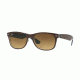 Ray-Ban New Wayfarer Prescription Sunglasses RB2132 RB2132-618985-52 - Lens Diameter 52 mm, Frame Color Top Mt Chocolate On Blue
