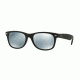 Ray-Ban New Wayfarer Prescription Sunglasses RB2132 RB2132-622-30-55 - Lens Diameter 55 mm, Frame Color Rubber Black