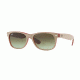 Ray-Ban New Wayfarer Prescription Sunglasses RB2132 RB2132-6307A6-52 - Lens Diameter 52 mm, Frame Color Matte Beige On Opal Red