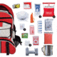 ReadyWise 64 Piece Survival Back Pack, Red, RW01-621GSG