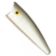 Rebel Lures Rebel P60G1 Pop-R Topwater Bait, 2 1/2in, 1/4 oz, Floating, Silver/Black, P60G1