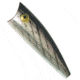 Rebel Lures Rebel Teeny Pop-R Topwater Bait, 2in, 1/8oz, Floating, Silver/Black, P5001