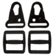 Red Rock Outdoor Gear HK Hook Set, 1.25in, Black, 37-43BLK