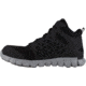 Reebok Sublite Cushion Athletic Mid Cut, Alloy Toe Work Shoe - Mens, Black, 8.5M, RB4141-Black-8.5-Mens-M