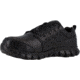 Reebok Sublite Cushion Work Shoe Athletic Oxford with CushGuard Internal Met Guard - Womens, Black, 6, Wide, 690774462229