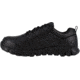 Reebok Sublite Cushion Work Shoe Athletic Oxford with CushGuard Internal Met Guard - Womens, Black, 6, Wide, 690774462229