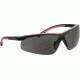 Remington T-71P Womens Shooting Glasses, Polycarbonate lens, Smoke lenses. Black frames with pink trim RE452