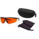 Revision FT-2 Shooting Glasses, Black Frame, Black Lens, Regular, 4-0152-0300