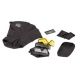 Revision Snowhawk Deluxe Goggle System w/ Clear, Solar, Yellow High-Contrast Lenses, Black Frame, 4-0100-0004