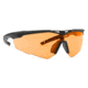 Revision Stingerhawk Eyewear Deluxe Shooters Kit, Clear/Solar/Vermillion Lens, Black Frame, Regular, 4-0152-0006