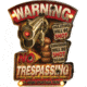 River's Edge No Trespassing - LED Metal Bar Sign 2160924