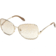 Roberto Cavalli RC660S Sunglasses - Shiny Rose Gold Frame Color, Roviex Mirror Lens Color