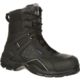 Rocky Boots 1st Med Carbon Fiber Toe Puncture-resistant Side-zip Waterproof Public Service Boot - FQ0911113BK10M