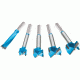 Roman Carbide 5 pc. Carbide Forstner Bit Set, 1/2in 1-3/8in DC1918