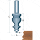 Roman Carbide Face Moulding 1/2in Shank DC1383