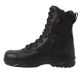 Rothco 8 Inch Forced Entry Tactical Boot With Side Zipper &amp; Composite Toe, Black, 9, 5063-Black-9