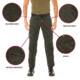 Rothco Active Flex BDU Cargo Pant - Men's, Olive Drab, 38Wx32L, 62071-OliveDrab-38Wx32L