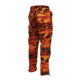 Rothco Color Camo Tactical BDU Pants - Mens, Savage Orange Camo, Extra Small, 8865-SavageOrangeCamo-XS23-27Waist