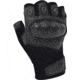 Rothco Fingerless Cut and Fire Resistant Carbon Hard Knuckle Gloves, Black, Small, 28081-S
