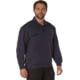 Rothco Firefighter / EMS Quarter Zip Job Shirt - Mens, Midnight Navy Blue, Small, 7750-MidnightNavyBlue-S