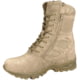 Rothco Forced Entry 8in Deployment Boots w/Side Zipper, Tan, 13 US, Wide, 5357-Tan-13-Wide