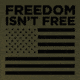 Rothco Freedom Isn't Free Flag T-Shirt - Men's, Olive Drab, Small, 27080-OliveDrab-S