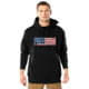 Rothco Freedom US Flag Hoodie - Men's, Black, Large, 11880-L