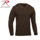 Rothco G.I. Style Acrylic V-Neck Sweater, Brown, L, 6345-Brown-L
