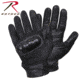 Rothco Hard Knuckle Cut and Fire Resistant Gloves, Black, Small, 2805-Black-S