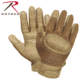 Rothco Hard Knuckle Cut and Fire Resistant Gloves, Coyote Brown, L, 2807-CoyoteBrown-L