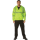 Rothco Hi-Vis Performance Zipper Sweatshirt - Mens, Safety Green, Small, 20381-S