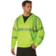 Rothco Hi-Vis Performance Zipper Sweatshirt - Mens, Safety Green, Medium, 20381-M