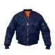 Rothco Kids MA-1 Flight Jackets, Navy Blue, L, 7312-NavyBlue-L