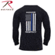Rothco Thin Blue Line Honor and Respect Long Sleeve T-Shirt - Men's, Small, 4785-S