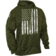 Rothco U.S. Flag Concealed Carry Hoodie - Men's, Olive Drab, Small, 8091-OliveDrab-S