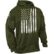 Rothco U.S. Flag Concealed Carry Hoodie - Men's, Olive Drab, Large, 8091-OliveDrab-L