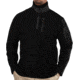 Rothco Quarter Zip Fleece Pullover - Mens, Black, Small, 97340-Black-S