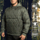 Rothco Quilted Woobie Hooded Sweatshirt - Mens, Olive Drab, Small, 10498-OliveDrab-S