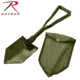 Rothco Tri-Fold Shovel w/ Cover, Green, 829