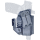 Rounded by Concealment Express IWB KYDEX Plus Line Holster w/Claw &amp; Monoblock Clip for Beretta APX Carry, Left Hand, Carbon Fiber Black, BTA-APXCRY-CF-LH-PLUS