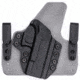 Rounded Tuckable IWB KYDEX/Padded Wide Hybrid Holster, Canik TP9SF / TP9SF Elite / TP9SA, Left Hand, Black, CNK-TP9SA-BK-LH-WDFOAM