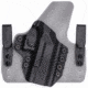 Rounded Tuckable IWB KYDEX/Padded Wide Hybrid Holster, Canik TP9SF / TP9SF Elite / TP9SA, Right Hand, Carbon Fiber Black, CNK-TP9SA-CF-RH-WDFOAM
